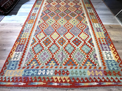 Kilim Chobi Handmade Multi Wool Rug (STK550-2100) 292X198CM