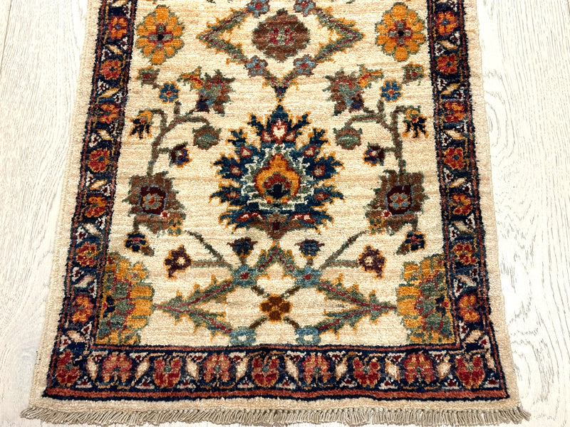 Chobi Handmade Vegi Dye Wool Rug (550-1970) 105x54cm