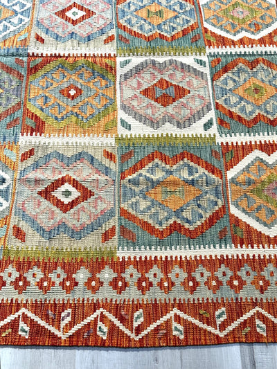 Kilim Chobi Handmade Multi Wool Rug (STK550-2102) 281X200CM