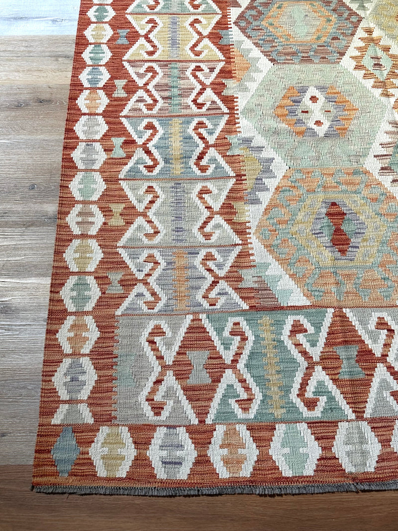 Kilim Chobi Handmade Multi Wool Rug (STK550-2096) 284X203CM
