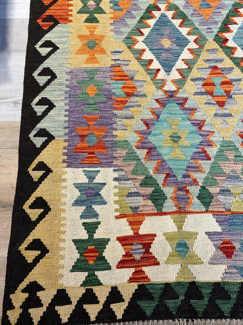 Kilim Chobi Handmade Multi Wool Rug (STK550-2052) 287X196CM