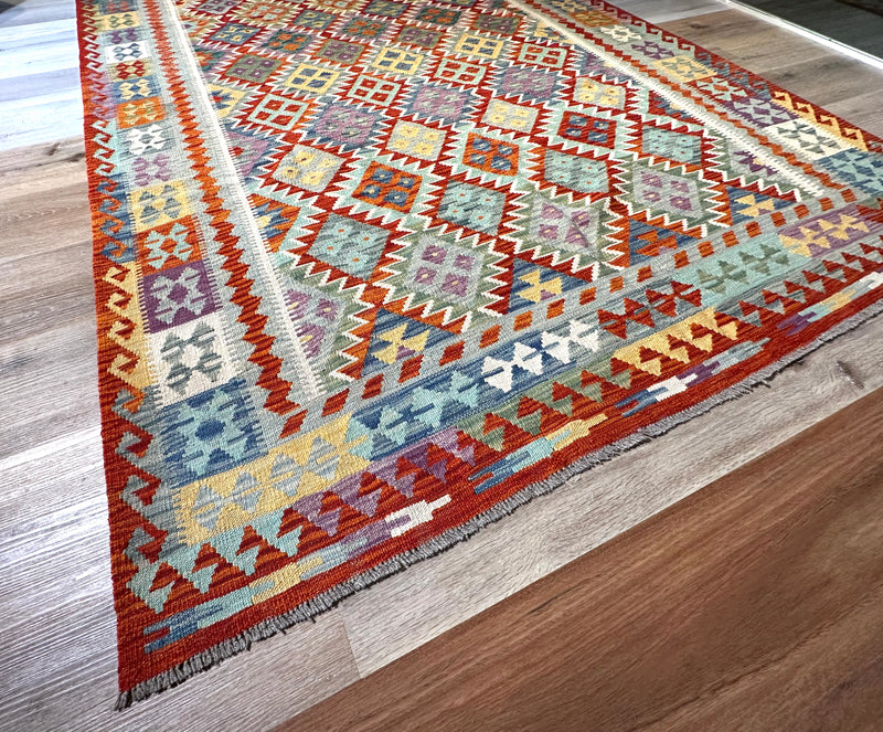 Kilim Chobi Handmade Multi Wool Rug (STK550-2100) 292X198CM