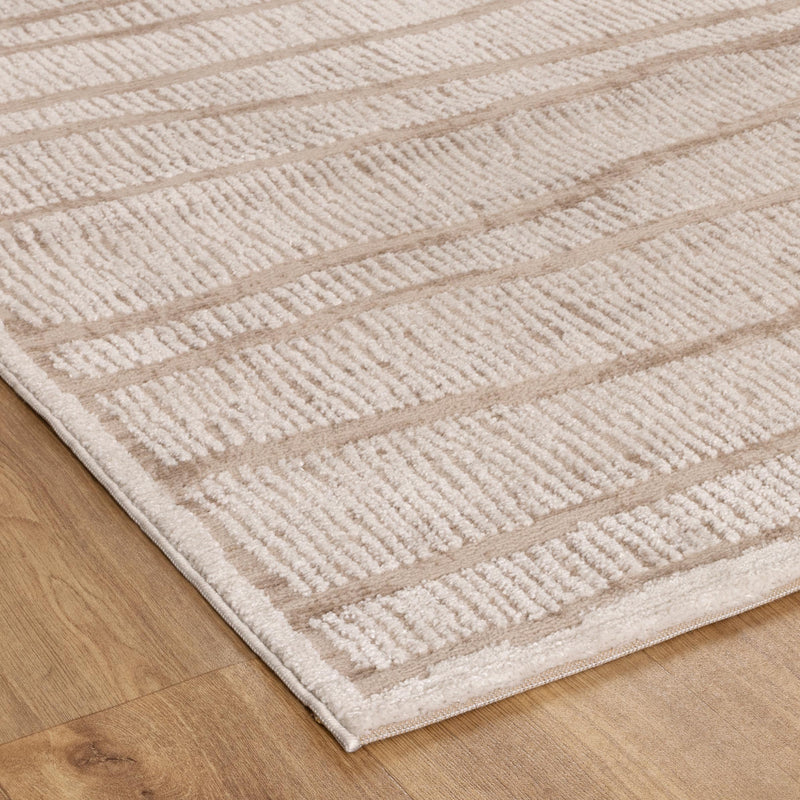 Eliza Abstract Ivory Lines Rug