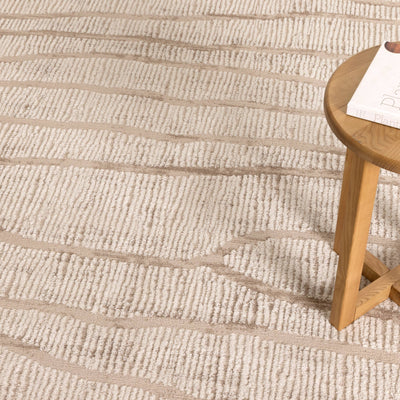 Eliza Abstract Ivory Lines Rug