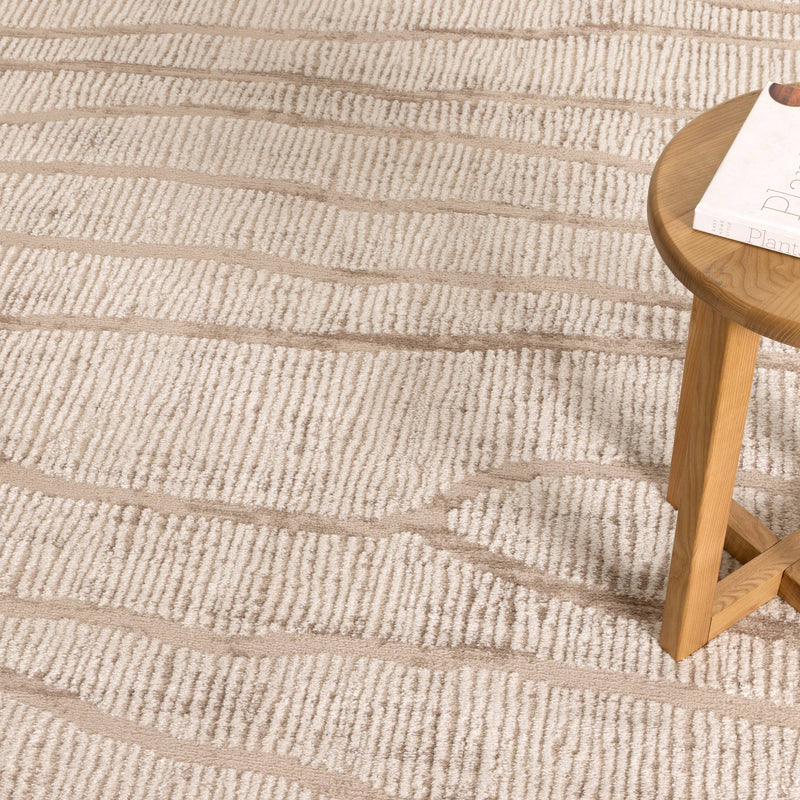 Eliza Abstract Ivory Lines Rug