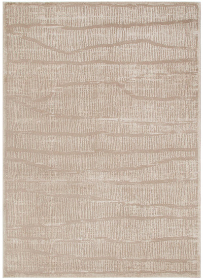 Eliza Abstract Beige Lines Rug