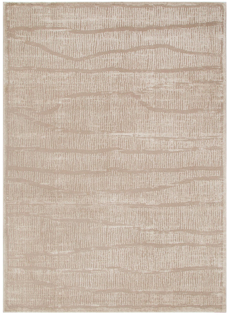Eliza Abstract Beige Lines Rug