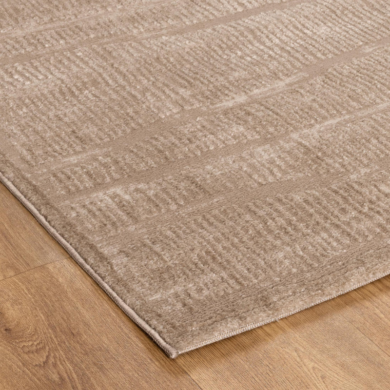 Eliza Abstract Beige Lines Rug