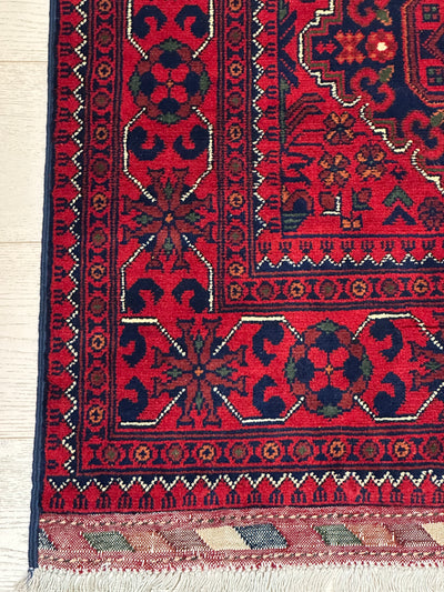 Kamyab Afghan Fine Handmade Tribal Wool Runner Rug (550-2089) 494X80cm