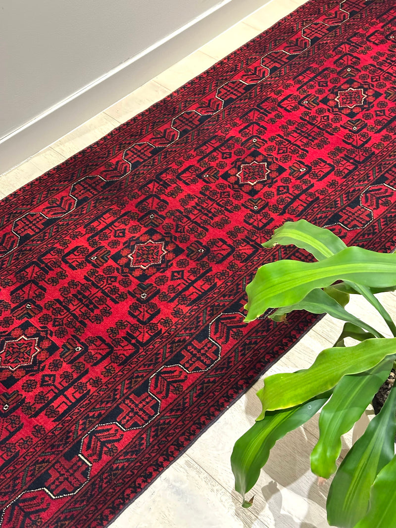 Kamyab Afghan Fine Handmade Tribal Wool Runner Rug (550-2088) 504X80cm
