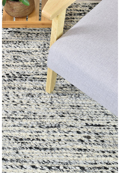 Brighton Ivory Black Wool Rug, Rugs Online Rugs Sydney Australia, www.rugsonlinerugs.com.au