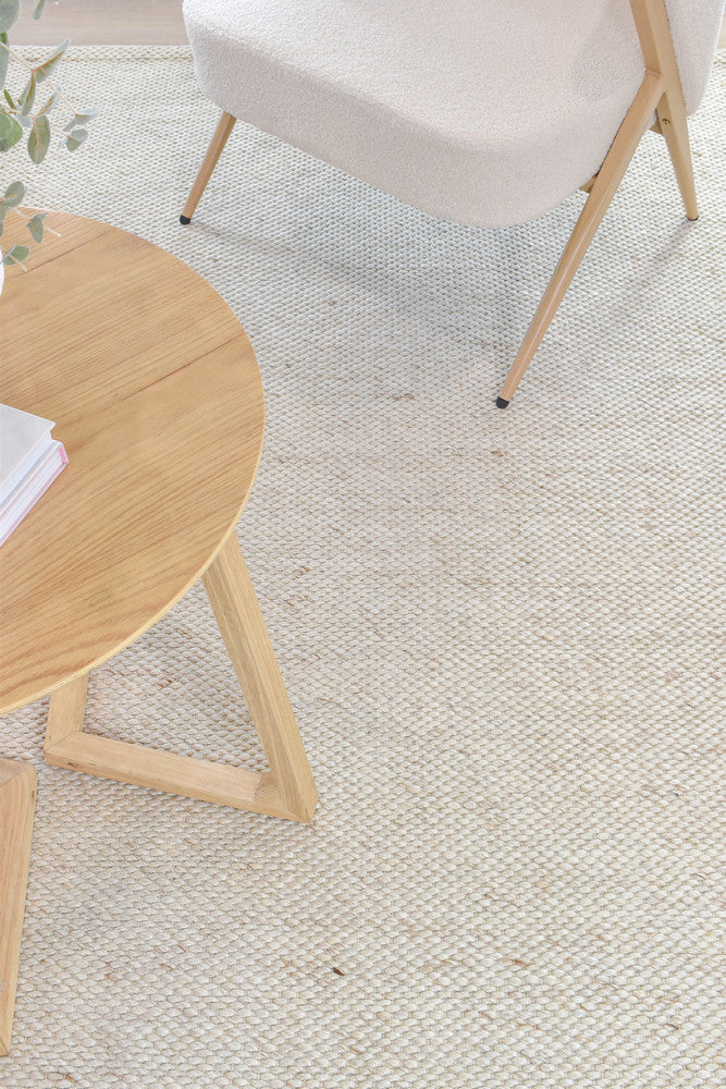 Cosmopolitan Chicago Skandi Earth Linen Wool Rug