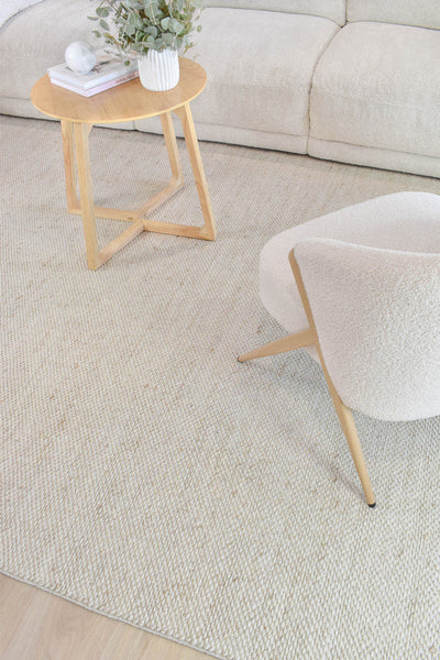 Cosmopolitan Chicago Skandi Earth Linen Wool Rug