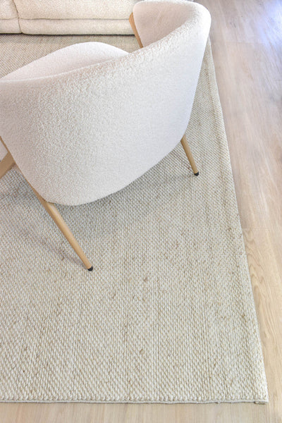 Cosmopolitan Chicago Skandi Earth Linen Wool Rug