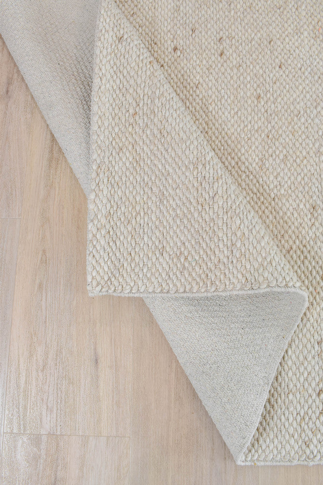 Cosmopolitan Chicago Skandi Earth Linen Wool Rug