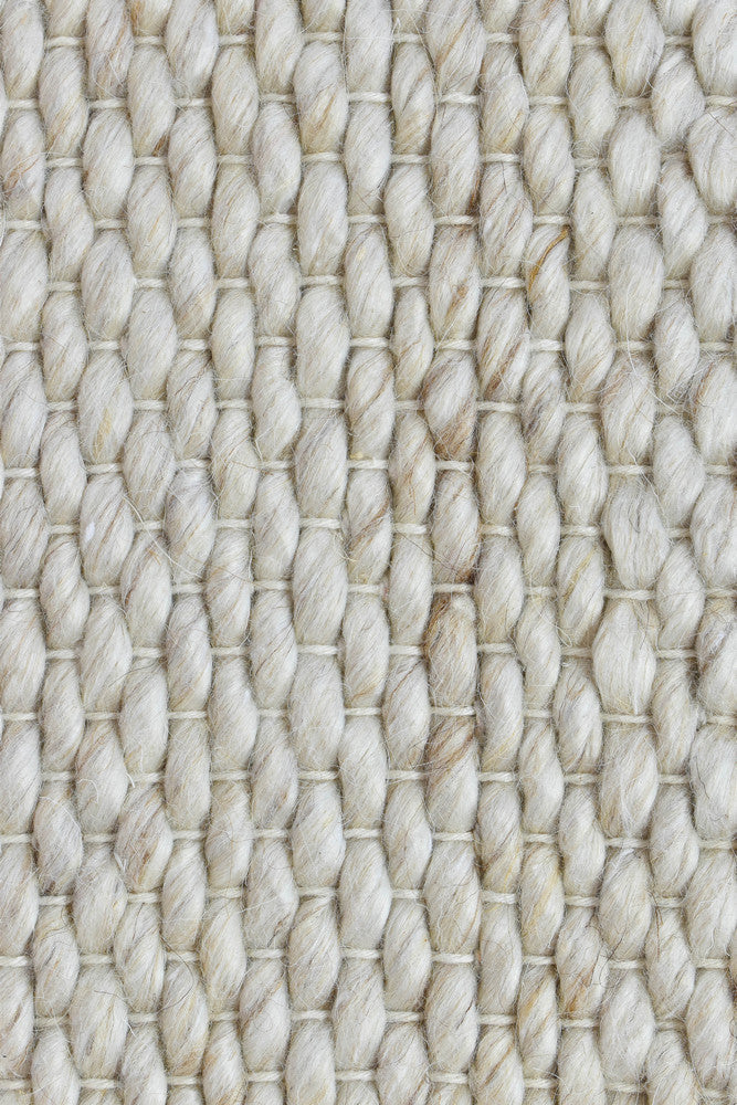 Cosmopolitan Chicago Skandi Earth Linen Wool Rug