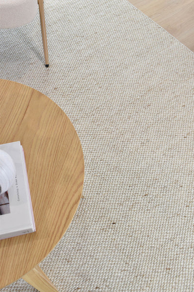 Cosmopolitan Chicago Skandi Earth Linen Wool Rug