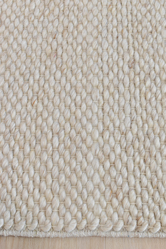 Cosmopolitan Chicago Skandi Earth Linen Wool Rug