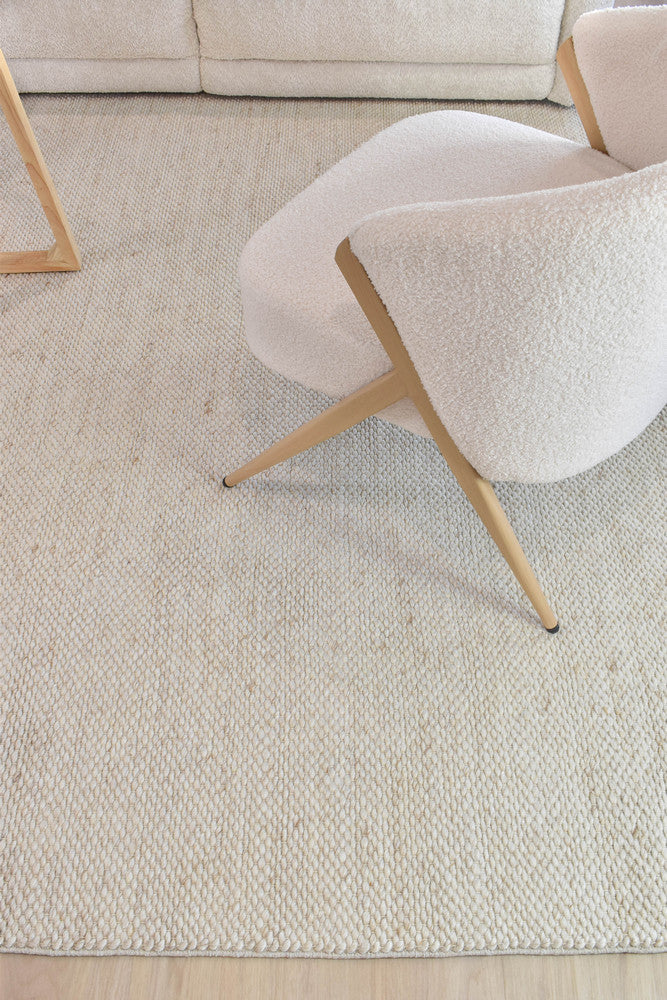 Cosmopolitan Chicago Skandi Earth Linen Wool Rug