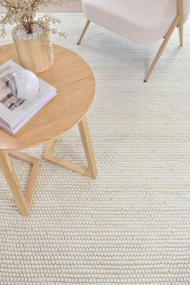 Cosmopolitan Chunky Skandi Ivory Tusk Wool Rug