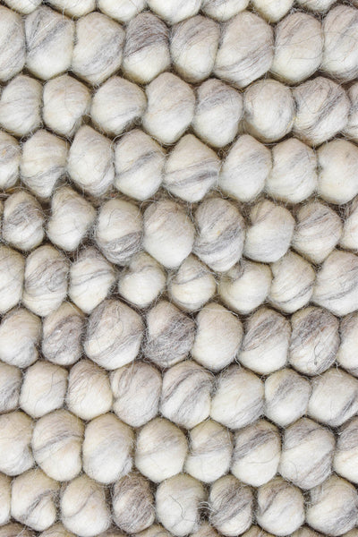 Cosmopolitan Chunky Skandi Silver Mist Wool Rug