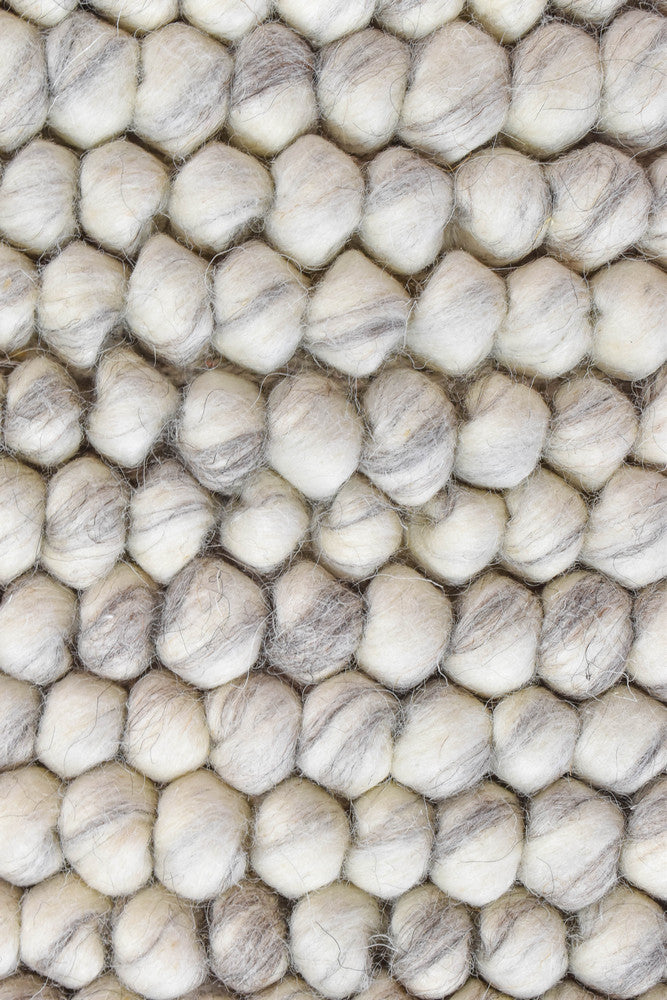 Cosmopolitan Chunky Skandi Silver Mist Wool Rug