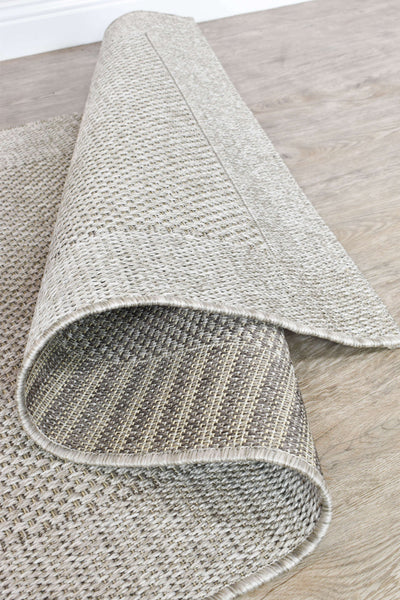 Outdoor Sisal 3900-37 Grey Runner Rug