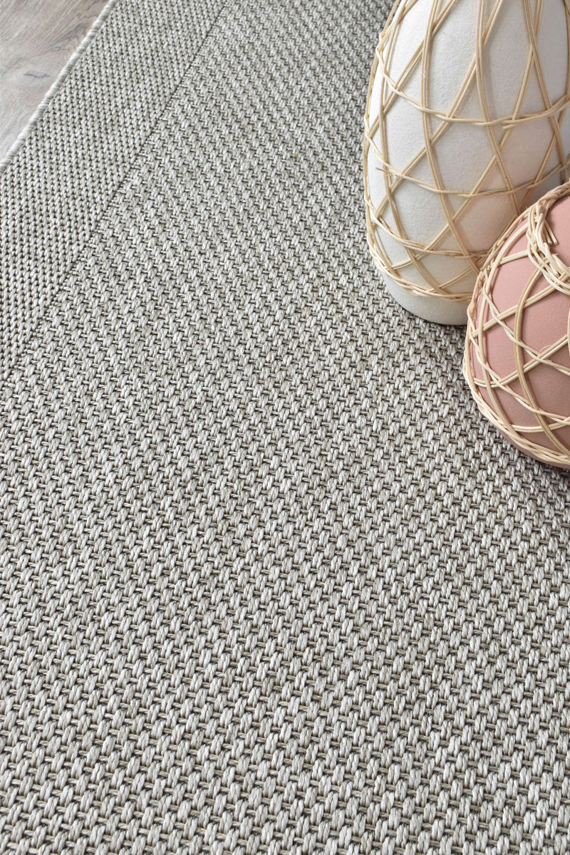 Outdoor Sisal 3900-37 Grey Runner Rug