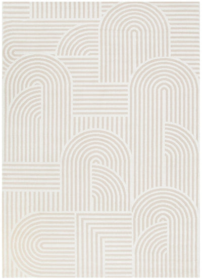 Eliza Arches Beige Ivory Rug