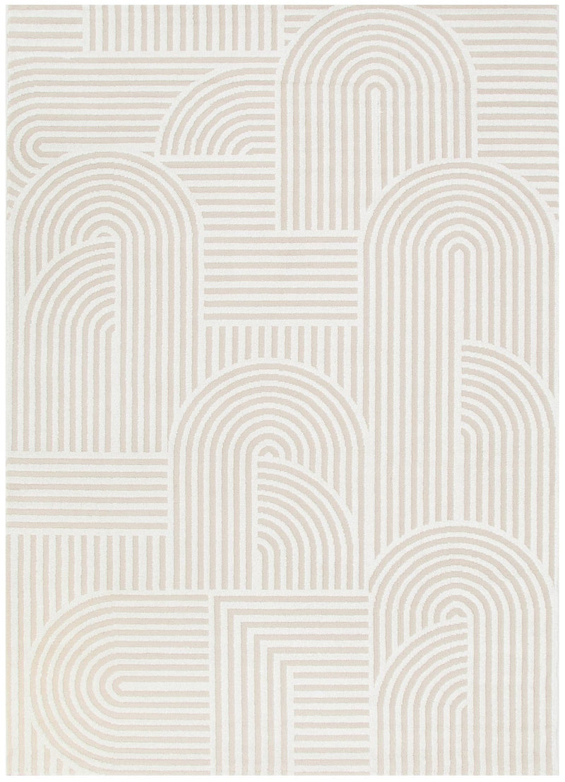 Eliza Arches Beige Ivory Rug
