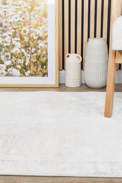 Rocco Lust Dark Grey Cream Runner Rug