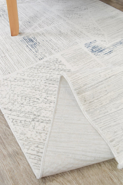 Rocco Milano Blue Cream Runner Rug