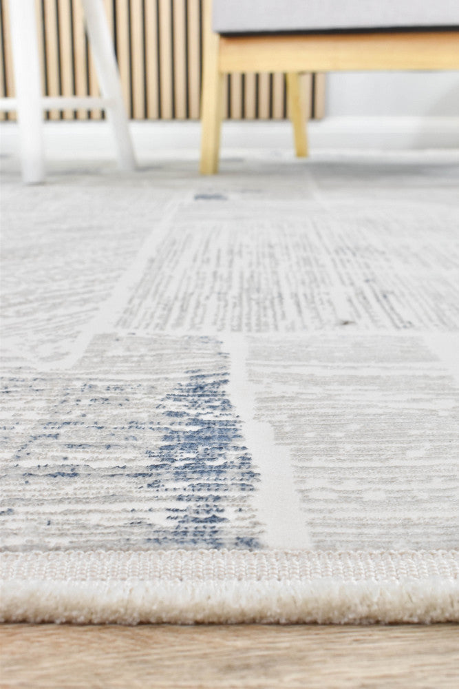 Rocco Milano Blue Cream Rug