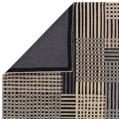 Asiatic Aspect Grey Wool Rug