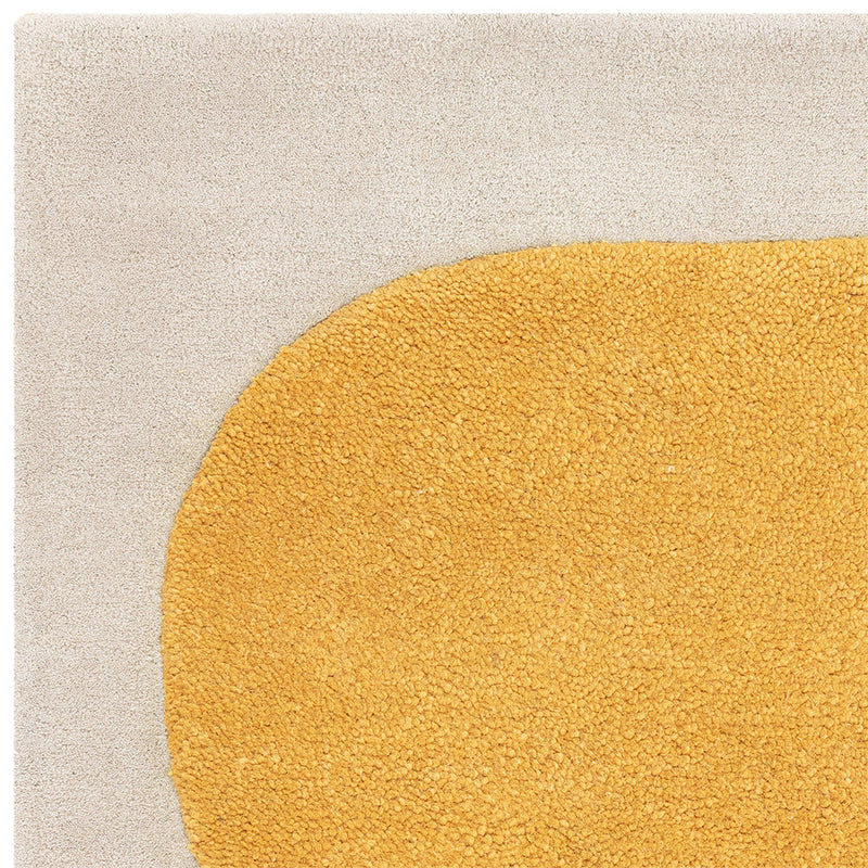 Asiatic Sculpt Gold Designer Wool Rug