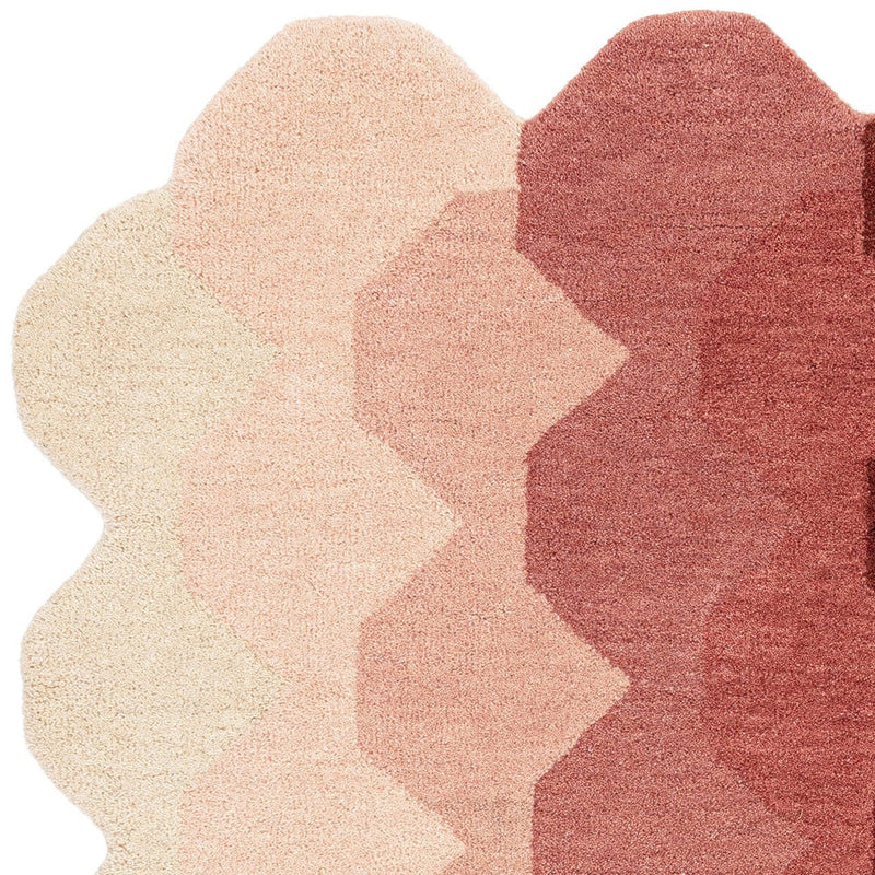Asiatic Hive Pink Wool Rug
