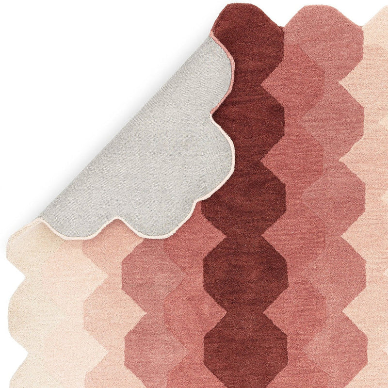 Asiatic Hive Pink Wool Rug