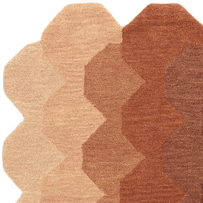 Asiatic Hive Rust Wool Rug