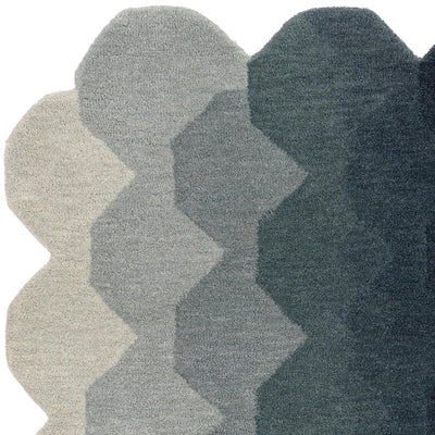 Asiatic Hive Teal Wool Rug