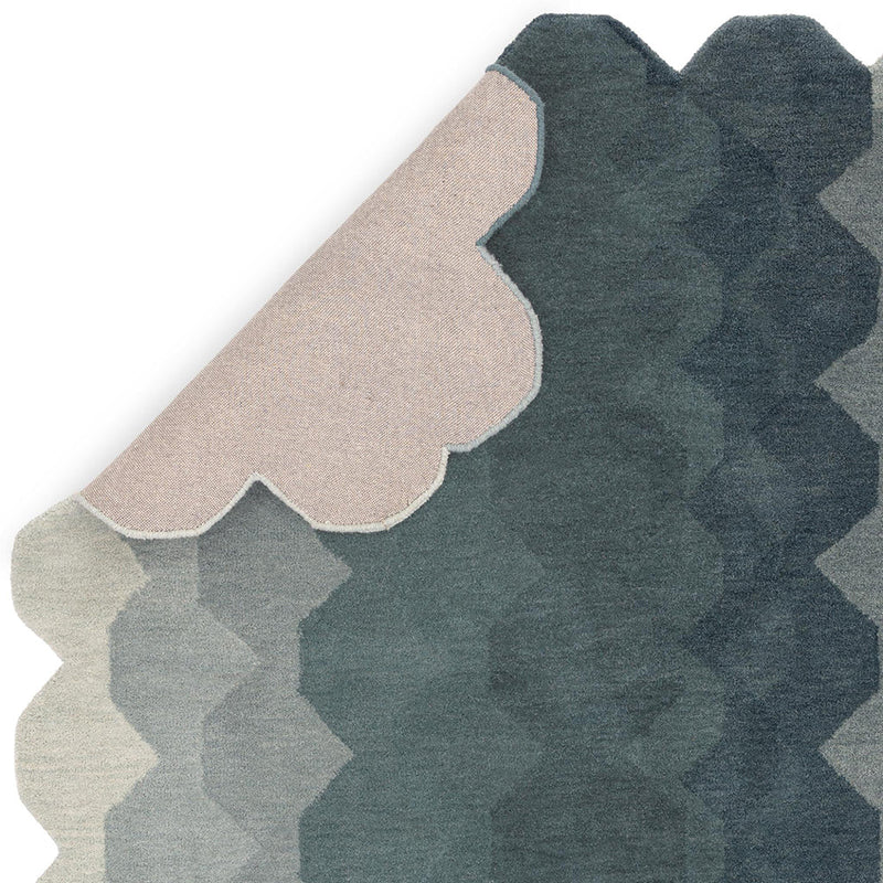 Asiatic Hive Teal Wool Rug