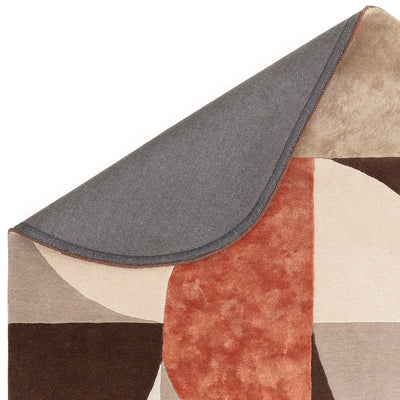 Asiatic Oval Spice Wool Rug