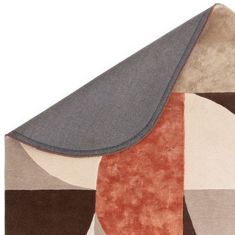 Asiatic Oval Spice Wool Rug