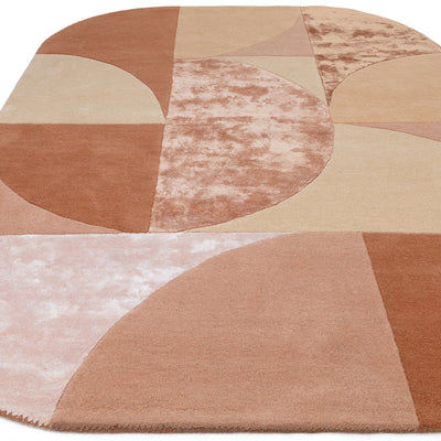 Asiatic Oval Earth Wool Rug