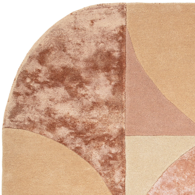 Asiatic Oval Earth Wool Rug