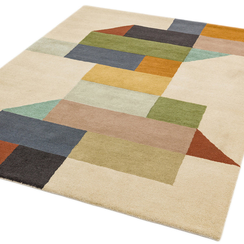 Asiatic Modern Multi Wool Rug