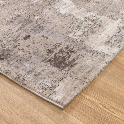 Envy Timeless Abstract Beige Grey Rug 1