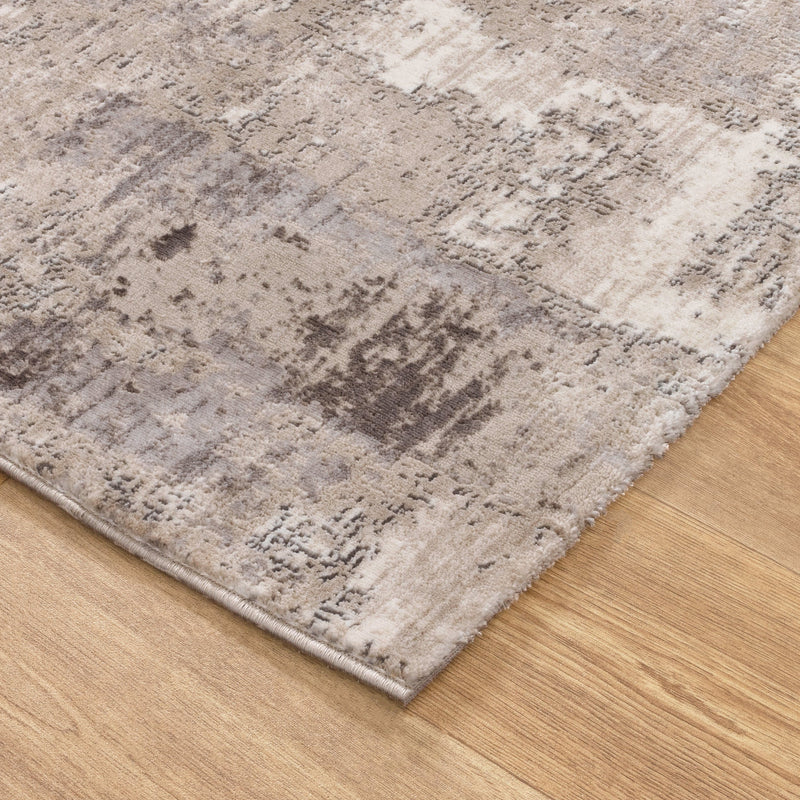 Envy Timeless Abstract Beige Grey Rug 1