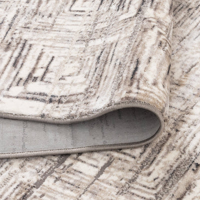 Envy Modern Geo Squares Grey Rug 3