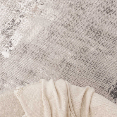 Envy Modern Border Beige Grey Rug 4