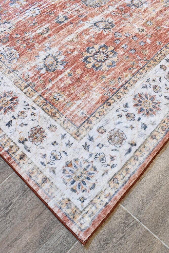 Gloria Auburn Terracotta All Over Rug